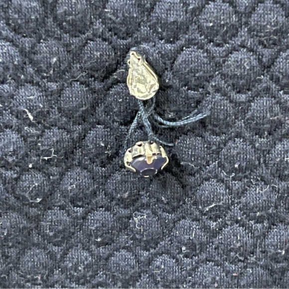 Haani Girls Top Navy Jeweled Long Sleeve Shirt Size 10 - Picture 4 of 6